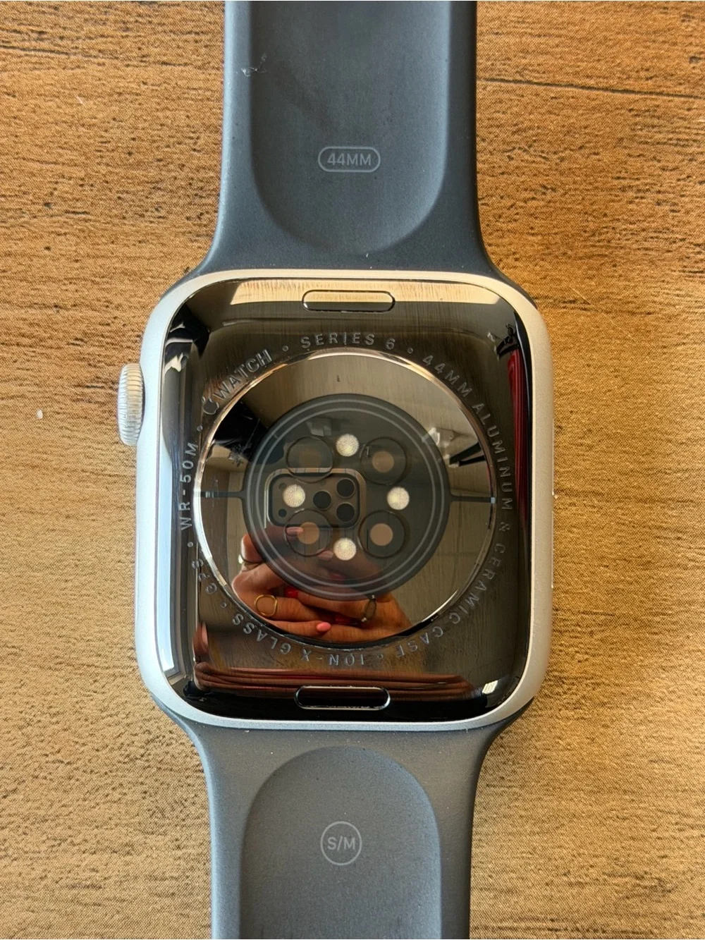 Apple Watch in Black with Silicone Sport Band